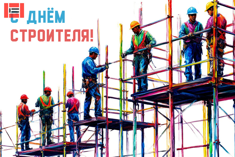 Поздравляем с Днем строителя 2025! Поздравляем с Днем строителя 2025!